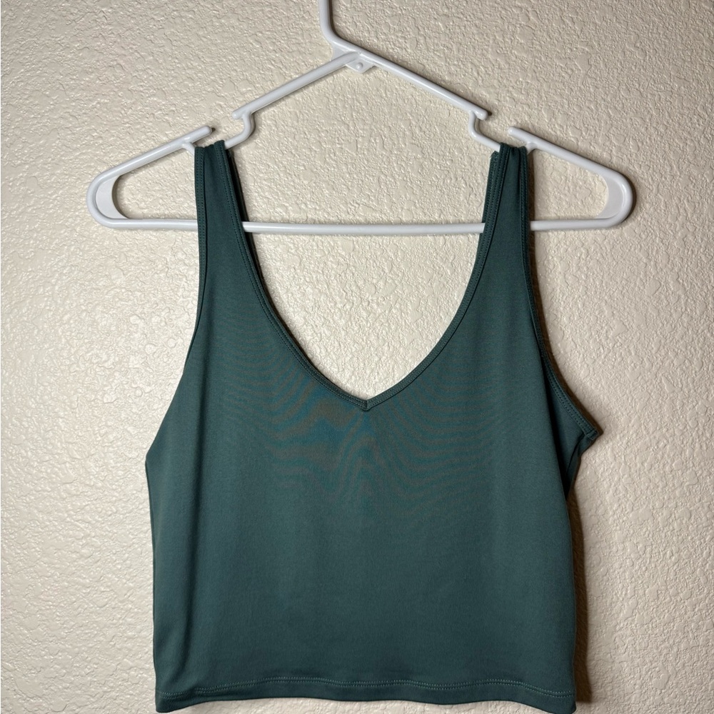 Hollister Green Crop Tank